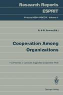 Cooperation Among Organizations edito da Springer Berlin Heidelberg