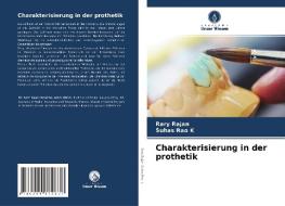 Charakterisierung in der prothetik di Rary Rajan, Suhas Rao K edito da Verlag Unser Wissen