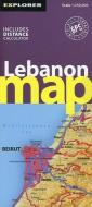 Lebanon Road Map di Explorer Publishing and Distribution edito da Explorer Publishing