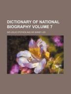 Dictionary Of National Biography 56 di Leslie Stephen edito da Rarebooksclub.com