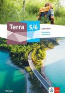 Terra Geographie 5/6. Arbeitsheft Klasse 5/6. Ausgabe Thüringen Gymnasium edito da Klett Ernst /Schulbuch
