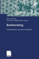Bankenrating edito da Gabler Verlag