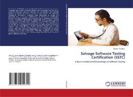 Salvage Software Testing Certification di Sachin Pardeshi edito da LAP Lambert Academic Publishing