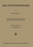 Relativitätstheorie di W. Pauli edito da Vieweg+Teubner Verlag
