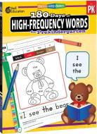 180 Days of High-Frequency Words for Prekindergarten: Practice, Assess, Diagnose di Darcy Mellinger edito da SHELL EDUC PUB