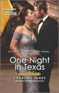 One Night in Texas: An Upstairs Downstairs Surprise Pregnancy Romance di Charlene Sands edito da HARLEQUIN SALES CORP