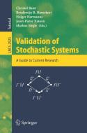 Validation of Stochastic Systems edito da Springer Berlin Heidelberg