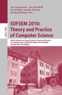 SOFSEM 2010: Theory and Practice of Computer Science edito da Springer Berlin Heidelberg