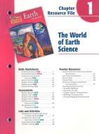Holt Science & Technology Earth Science Chapter 1 Resource File: The World of Earth Science edito da Holt McDougal