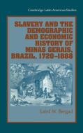 Slavery and the Demographic and Economic History of Minas Gerais, Brazil, 1720 1888 di Laird W. Bergad edito da Cambridge University Press