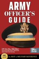 Army Officer's Guide edito da Stackpole Books