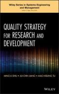 Quality Strategy for Research and Development di Ming-Li Shiu, Jui-Chin Jiang, Mao-Hsiung Tu edito da John Wiley & Sons