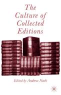 The Culture of Collected Editions edito da SPRINGER NATURE