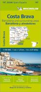 Barcelona Y Alrededores Costa Brava - Zoom Map 147 di Michelin edito da Michelin Editions Des Voyages