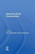 American Rural Communities edito da Taylor & Francis Ltd