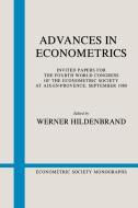 Advances in Econometrics di Francee Econometric Society Worl, Werner Hildenbrand edito da Cambridge University Press