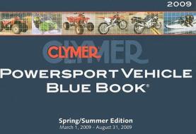 Clymer Powersport Vehicle Blue Book: March 1, 2009-August 31, 2009 edito da Clymer Publishing