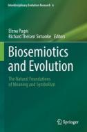 Biosemiotics and Evolution edito da Springer International Publishing