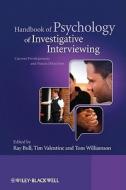 Handbook of Psychology of Inve di Bull, Valentine, Williamson edito da John Wiley & Sons