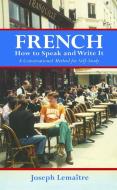 French di Joseph Lemaitre edito da Dover Publications Inc.
