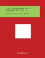 Abbeys and Churches of England and Wales: Descriptive, Historical, Pictorial edito da Literary Licensing, LLC