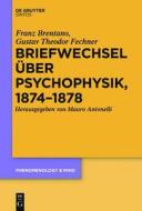 Briefwechsel Uber Psychophysik, 1874-1878 di Franz Brentano, Gustav Theodor Fechner edito da Walter de Gruyter