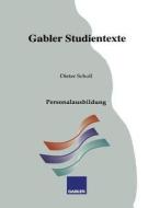 Personalausbildung di Dieter Scholl edito da Gabler Verlag