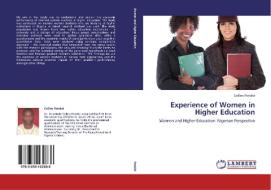 Experience of Women in Higher Education di Collins Potokri edito da LAP Lambert Academic Publishing