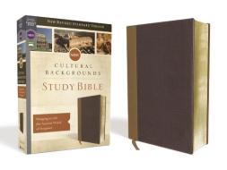 Nrsv, Cultural Backgrounds Study Bible, Leathersoft, Tan/brown, Comfort Print edito da Zondervan