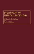 Dictionary of Medical Sociology di William C. Cockerham, Ferris J. Ritchey edito da Greenwood Press