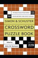 Crossword Puzzle Book di John M. Samson edito da Fireside