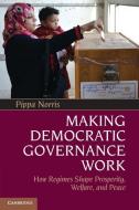 Making Democratic Governance Work di Pippa Norris edito da Cambridge University Press