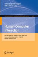 Human-Computer Interaction edito da Springer-Verlag GmbH