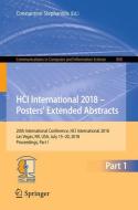 HCI International 2018 - Posters' Extended Abstracts edito da Springer-Verlag GmbH