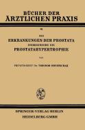 Die Erkrankungen der Prostata Insbesondere die Prostatahypertrophie di Theodor Hryntschak edito da Springer Berlin Heidelberg