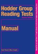 Hodder Group Reading Tests (hgrt) Ii: 1-3 Manual di Mary Crumpler, Denis Vincent edito da Hodder Education