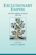 Exclusionary Empire edito da Cambridge University Press
