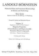 Magnetic Susceptibilities di E. Konig, G. Konig edito da Springer-verlag Berlin And Heidelberg Gmbh & Co. Kg