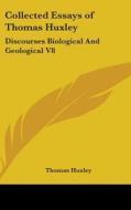 Collected Essays Of Thomas Huxley: Disco di THOMAS HUXLEY edito da Kessinger Publishing