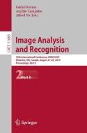 Image Analysis and Recognition edito da Springer International Publishing