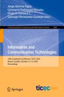 Information and Communication Technologies edito da Springer International Publishing