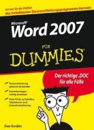 Word 2007 Fur Dummies di Dan Gookin edito da Wiley-vch Verlag Gmbh