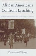 African Americans Confront Lynching di Christopher Waldrep edito da Altamira Press,u.s.