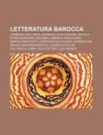 Letteratura Barocca: Commedia Dell'arte, di Fonte Wikipedia edito da Books LLC, Wiki Series