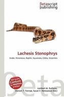 Lachesis Stenophrys edito da Betascript Publishing