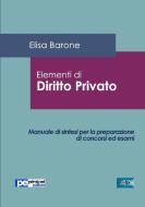 Elementi di Diritto Privato di Elisa Barone edito da Primiceri Editore