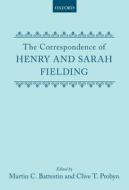 The Correspondence Of Henry And Sarah Fielding di Henry Fielding, Sarah Fielding edito da Oxford University Press