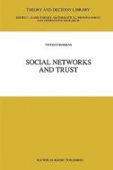 Social Networks and Trust di Vincent Buskens edito da Springer US