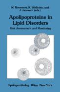 Apolipoproteins in Lipid Disorders edito da Springer Vienna
