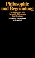 Philosophie und Begründung edito da Suhrkamp Verlag AG
